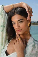 Bianca Chiffon Green Dress | فستان نسائي