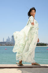 Bianca Chiffon Green Dress | فستان نسائي