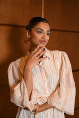 Miranda Cotton Lurex Dress | فستان نسائي