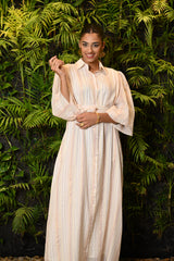 Miranda Cotton Lurex Dress | فستان نسائي