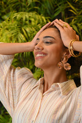 Miranda Cotton Lurex Dress | فستان نسائي