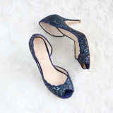 High Heels Celeste Dark Blue - Celeste High heels حذاء
