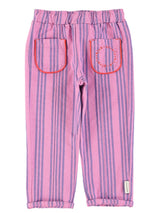 Girls Trousers Lavender W/Blue Stripes | سروال