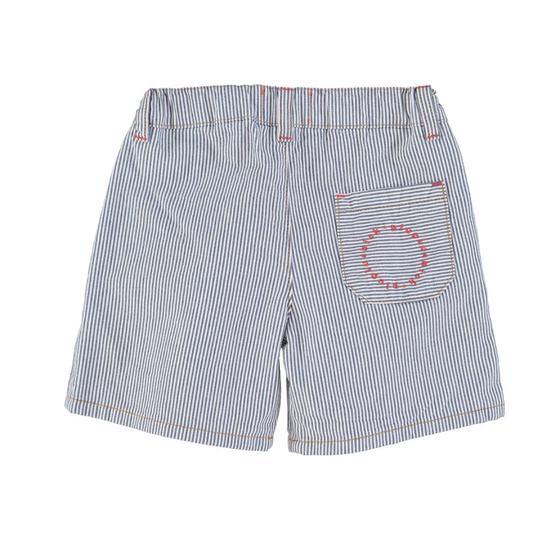 Boys Shorts Navy Stripes | سروال قصير
