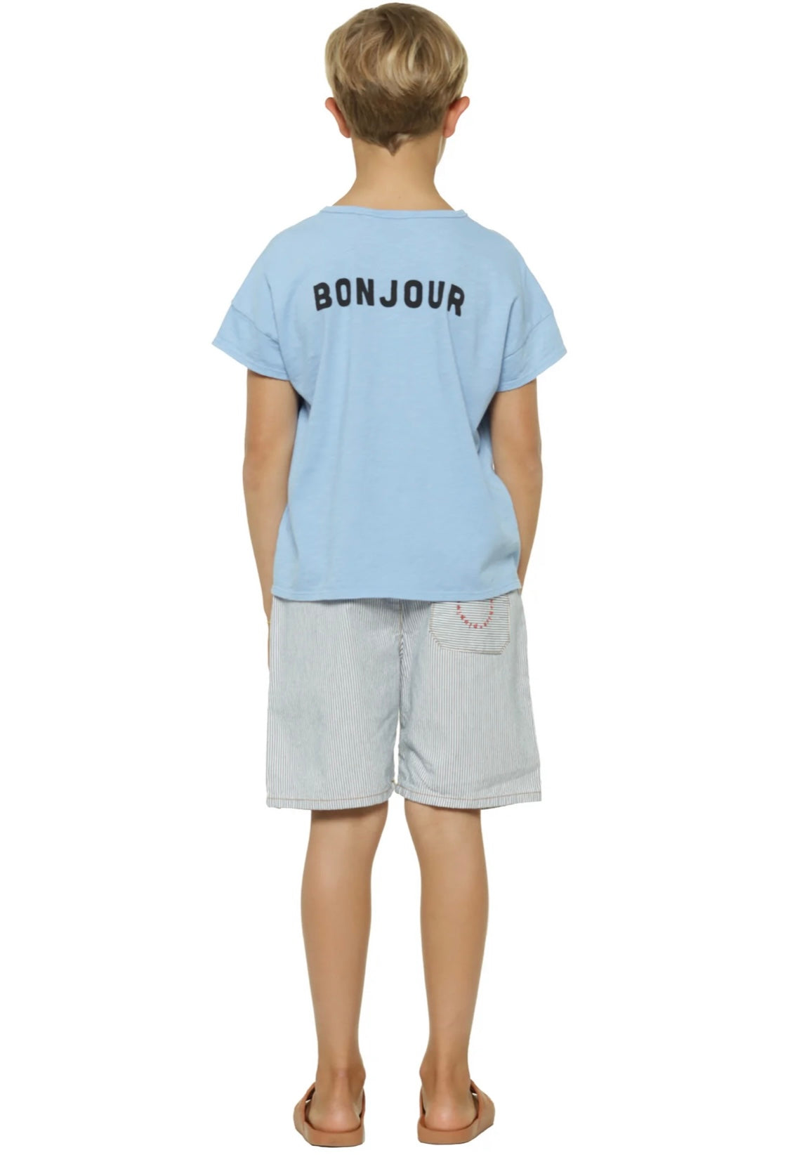 Boys Shorts Navy Stripes | سروال قصير