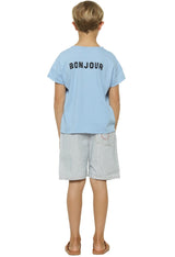 Boys Shorts Navy Stripes | سروال قصير