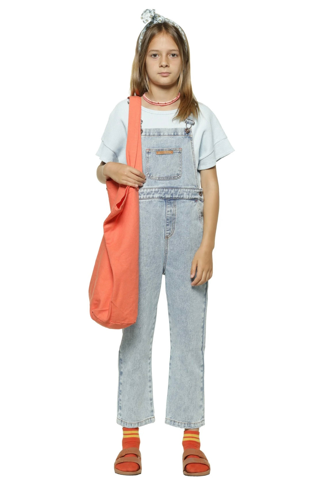 Unisex Dungarees Washed Blue Denim | جمبسوت