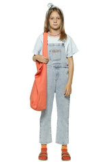 Unisex Dungarees Washed Blue Denim | جمبسوت