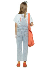 Unisex Dungarees Washed Blue Denim | جمبسوت