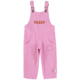 Girls Dungarees Lavender W/ Vacay Print | جمبسوت