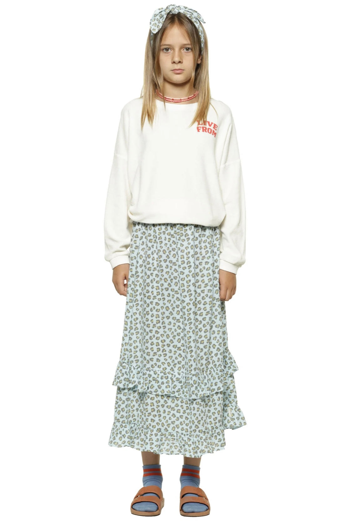 Unisex Sweatshirt Ecru W/ Star Print | سترة رياضية