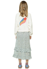 Unisex Sweatshirt Ecru W/ Star Print | سترة رياضية