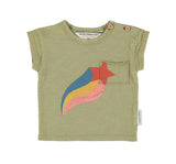 Kids T-Shirt Khaki W/ Star Print | بلوزة