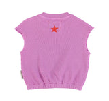 Baby Sleeveless Top Fuchsia W/ Print | بلوزة