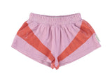 Girls Shorts Lilac/ Red | سروال قصير