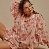 Shirt Merci Batik Flower - Merci Batik Flower قميص