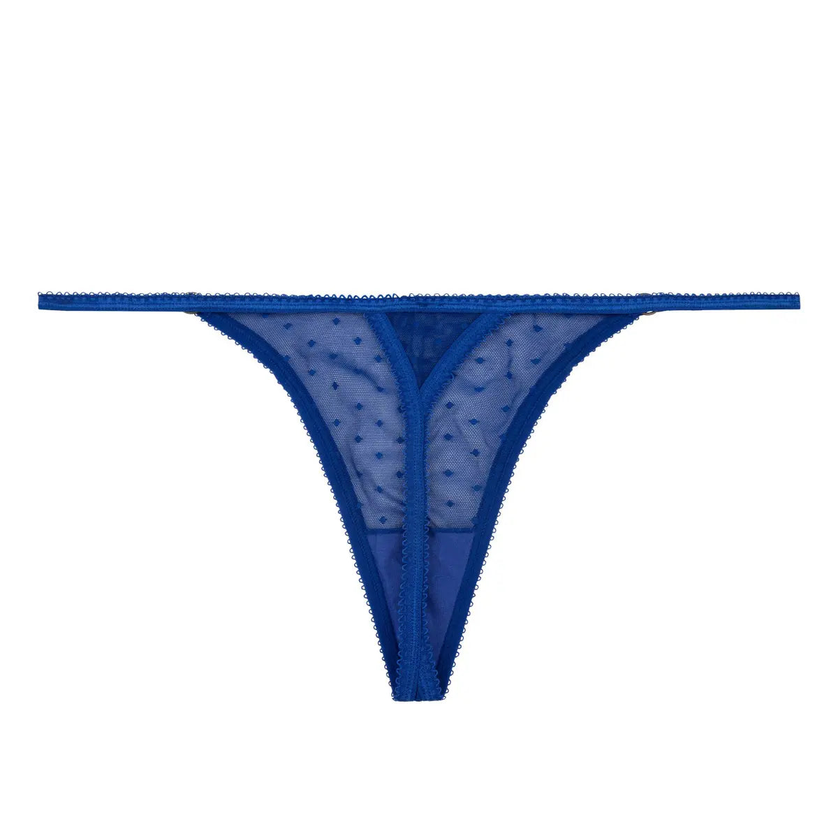 Carole Blue Thong | الملابس الداخلية الدانتيل