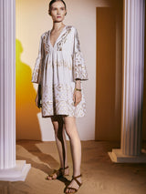 Dress Tualipa Goldy Beige - Tualipa Goldy فستان