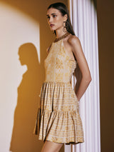 Forema Cachy Short - Beige - فستان