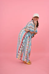 Frida Dress Azure | فستان نسائي - Maison Clad