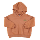Hoodie Camel w/ "how are you?" print - Girls سترة رياضية