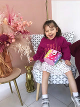 Sweatshirt Fuchsia - Girls سترة رياضية