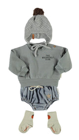 Baby Shorties Light Blue Denim - Baby Denim سروال قصير