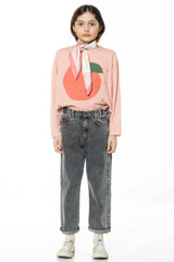 T-Shirt Long Sleeve Light Pink - Girls قميص