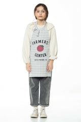 Blouse Round Collar Beige - Round Collar بلوزة