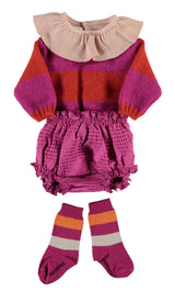 Baby Body Light Pink Waffle - Baby بلوزة ضيقة