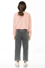 T-Shirt Long Sleeve Light Pink - Girls قميص