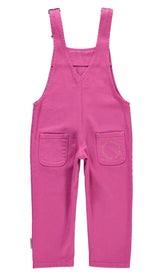 Dungarees Fuchsia W/ Print- Dungarees جمبسوت