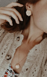 Earring Mellone Gold - Mellone أقراط