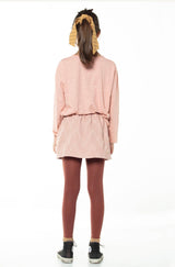 Skirt Light Pink - Girls تنورة