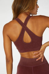 Bralette Isla Seamless Dark Cherry