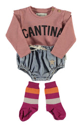 Baby T-Shirt Old Pink - Baby بلوزة