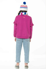 Sweatshirt Fuchsia - Girls سترة رياضية