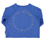 Sweatshirt Unisex Long Sleeve Indigo - بلوزة