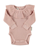 Baby Body Light Pink Waffle - Baby بلوزة ضيقة