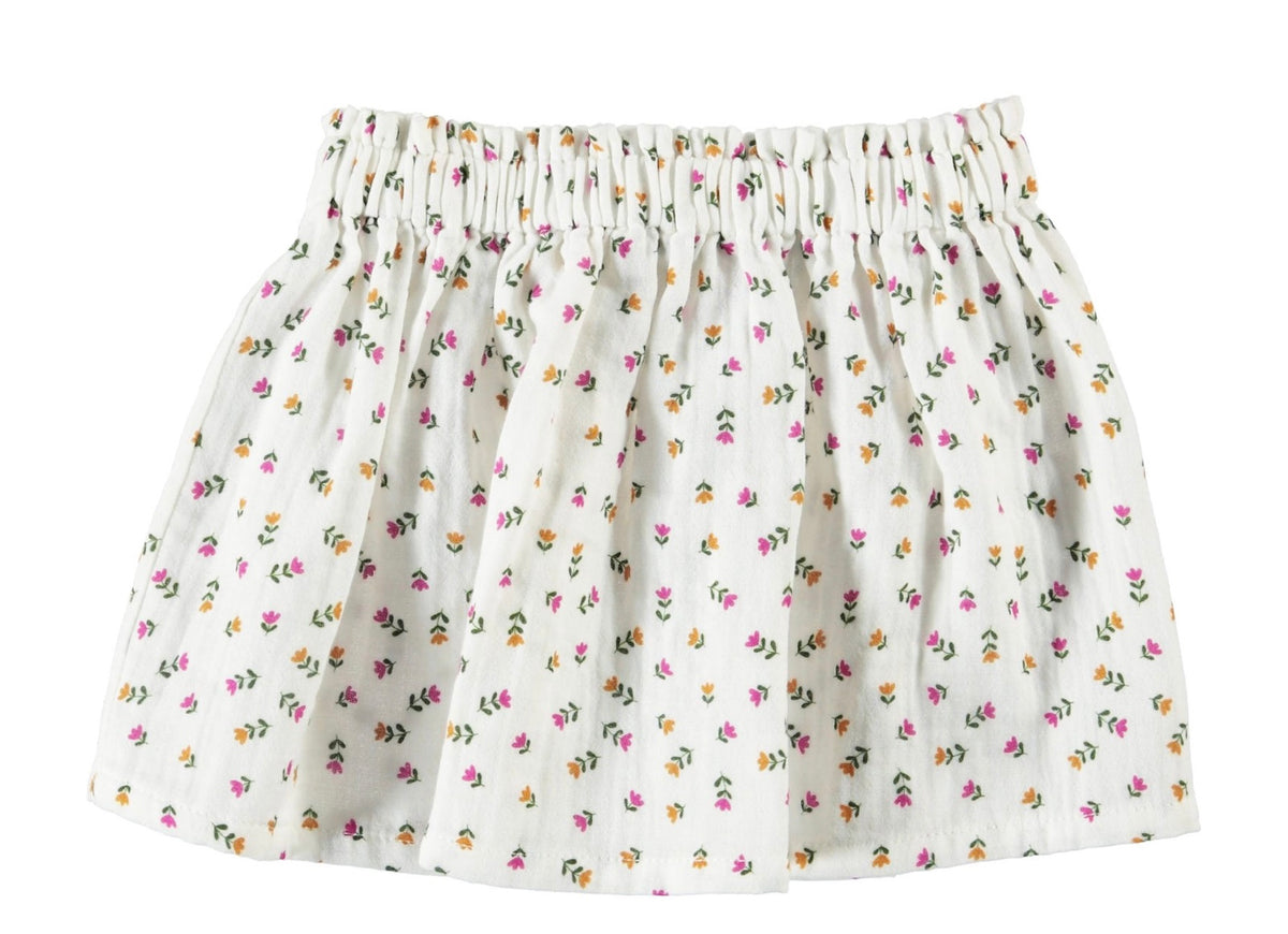 Skirt Little Flowers - Girls تنورة