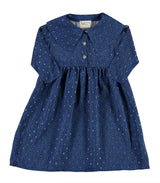 Dress Long With Animal Print Indigo - Dress Long فستان