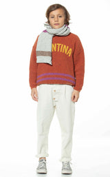 Trouser Unisex Buttons Ecru - Buttons سروال