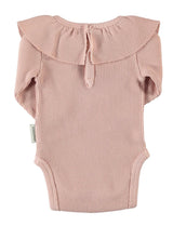 Baby Body Light Pink Waffle - Baby بلوزة ضيقة