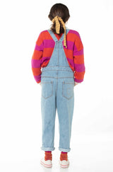 Dungarees Washed Light Blue Denim - Dungarees جمبسوت