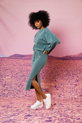 Skirt tube Eponge Green - tube Eponge Green تنورة