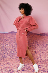 Skirt tube Eponge Pink - tube Eponge Pink تنورة