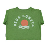 Baby longsleeve green w/ "vida bonita" - Baby بلوزة