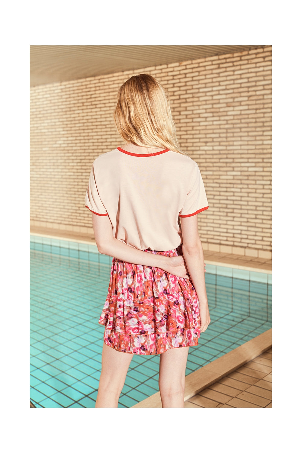 Mini Skirt Luxury Flou - Mini Luxury Flou تنورة