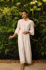 Miranda Cotton Lurex Dress | فستان نسائي - Maison Clad