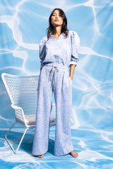 The Colette Pants Blue | النساء السراويل